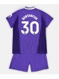 Detské Futbalové oblečenie Tottenham Hotspur Rodrigo Bentancur #30 2026-27 Krátky Rukáv - Tretina (+ trenírky)